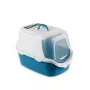 STEFANPLAST Cathy Easy Clean Hooded Cat Litter Box 56x40x40 cm White/Blue