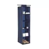 ORDINETT 5 Shelf Organiser 30x30x120cm Blue