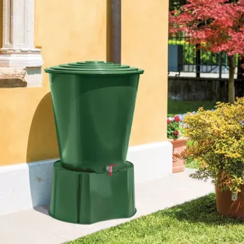 STEFANPLAST Rain Barrel Stand for 210L/310L Barrels, 70x38 cm, Green