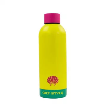 GIOSTYLE Bottle Fluo 0.5L Assorted Pink/Yellow/Green/Blue