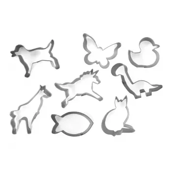 GUARDINI Gingerbread and Cookie Cutter Set 8 pcs. Animals