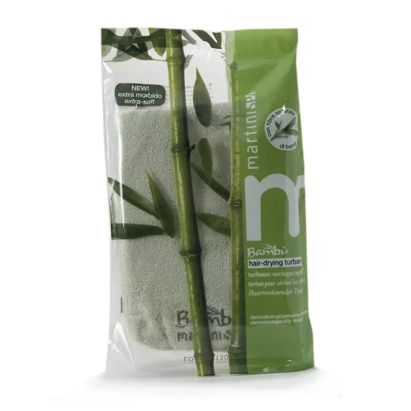 MARTINI SPA Bamboo Turban for Drying Hair