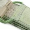 MARTINI SPA Luffa and Bamboo Strip Bamboo - Natural Exfoliating Bath Strip with Dual-Sided Texture
