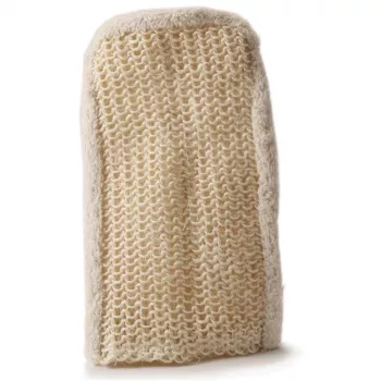 Martini Spa Sisal and Cotton Exfoliating Mitt Natural