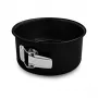 Guardini Gardenia Springform Cake Pan with High Base, 20 cm Diameter, 8.5 cm Height, Carbon Steel, Non-Stick, Black