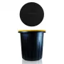 GIOSTYLE Eco Solution 16L Waste Bin Dark Grey/Yellow