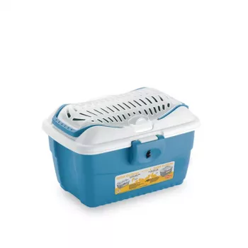 STEFANPLAST Transport Cage Mini Gulliver 40x30x24cm White/Blue