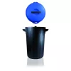 GIOSTYLE Eco Solution 35L Waste Bin Dark Grey/Blue 42.5x37.5x54cm