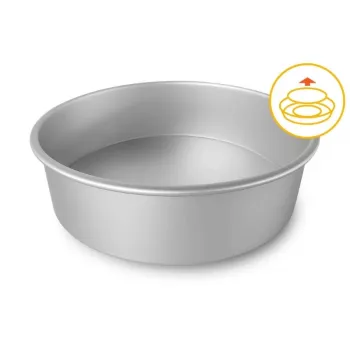 GUARDINI Professional Springform Cake Tin with Removable Bottom, 26 x 7.5 cm, Non-Stick, Black