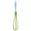 ASI COLLECTION Silicone Whisk Green 28 cm Balloon Whisk with Stainless Steel Handle