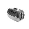 STEFANPLAST Transport Cage Gulliver 3 with Plastic Door 61x40x38 cm Dark Grey/Light Grey