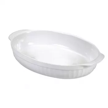 GUARDINI Oven Dish Oval Ceramica 30 x 18 x 6 cm White