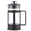 ASI COLLECTION GULFI L 1L French Press Coffee Maker, Borosilicate Glass, Stainless Steel
