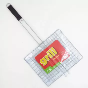 ASI COLLECTION Barbecue Grate 33 x 27 cm Chrome-Plated Steel