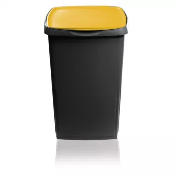 GIOSTYLE Eco Solution 45L Waste Container Dark Gray/Yellow