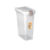 STEFANPLAST Pet Food Storage Container 25L 10kg Transparent/White