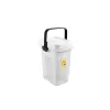 STEFANPLAST Gulliver Pet Food Storage Container 7 L Transparent/White