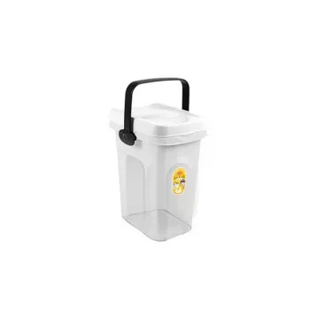 STEFANPLAST Gulliver Pet Food Storage Container 7 L Transparent/White