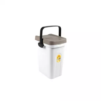 STEFANPLAST Pet Food Storage Container 7L White/Light Gray