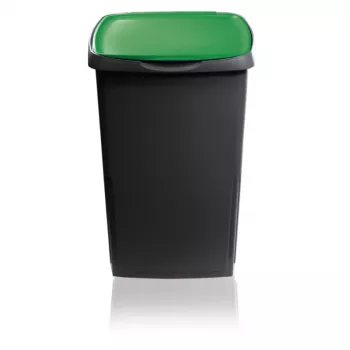 GIOSTYLE Waste Container Eco Solution 45L 37x36x53.5cm Dark Grey/Green