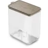 GIOSTYLE Food Container Rectangular L 1.8L Con.Tengo 15.5x10x17.1cm Grey-Brown