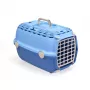 STEFANPLAST Transport Cage Horizon 1 with Plastic Door 48x32x30 cm Light Blue/Blue