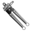 ASI COLLECTION 24301067 Manual Can Opener, Stainless Steel, Polished Silver