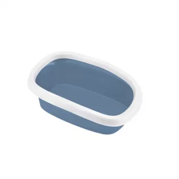 STEFANPLAST Sprint 10 Open Cat Litter Tray 43x31x14 cm Blue/White