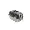 STEFANPLAST Transport Cage Gulliver 1 with Plastic Door 48x32x31cm Dark Gray/Light Gray