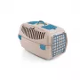 STEFANPLAST Gulliver 3 Pet Carrier 61x40x38 cm White Travertine with Plastic Door
