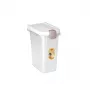 STEFANPLAST Pet Food Storage Container 15L 6kg Transparent/White 33x22x41cm