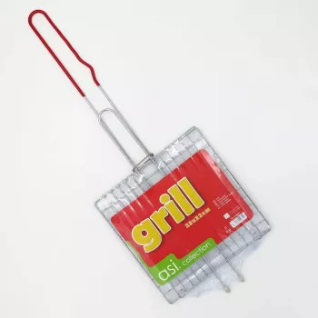 ASI COLLECTION Barbecue Grate 23x22cm Chrome-Plated Steel