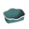 STEFANPLAST Cat Toilet Tres Chic Open 56x38.5x26 cm White/Green