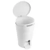 TATAY Bathroom Pedal Bucket 5L Diabolo White