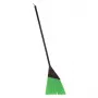 SAUBER Street Broom with Handle Flat Green