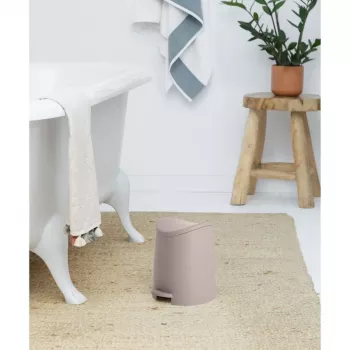 TATAY Bathroom Pedal Bucket 3L Standard Brown