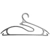 ORDINETT Clothes Hangers 5pcs Plastic 5-in-1 Collection 42cm Silver