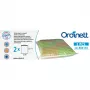 ORDINETT Plastic Blanket Bags 2 pcs 80x110cm Vacuum Storage Bags with Double Zip Seal and Universal Valve
