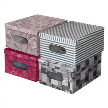 ORDINETT Vinyl Folding Box 50x40x25cm Marilyn Box Assorted