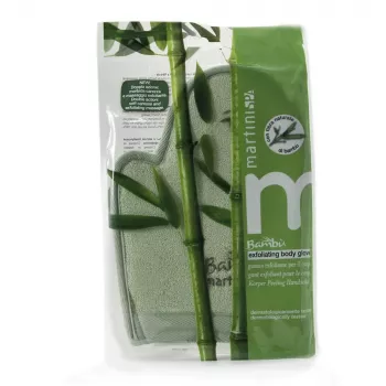MARTINI SPA Luffa and Bamboo Glove Bamboo