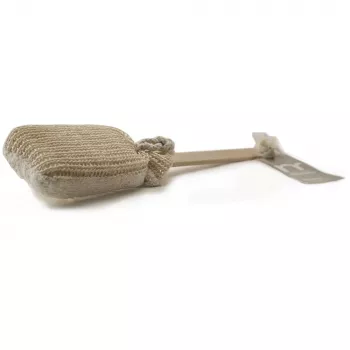 MARTINI SPA Sisal Toning Brush Natural - Dry Brushing Body Brush with Beechwood Handle