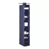 ORDINETT 10 Shelf Organiser 20x29x120 cm Blue