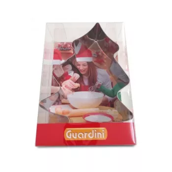GUARDINI Christmas Tree Cake Tin 20 x 13.7 cm Non-Stick Carbon Steel Anthracite Grey