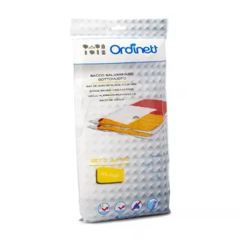 ORDINETT Vacuum Storage Bags 2 Pack, 80 x 120 cm, Transparent, Extra Large