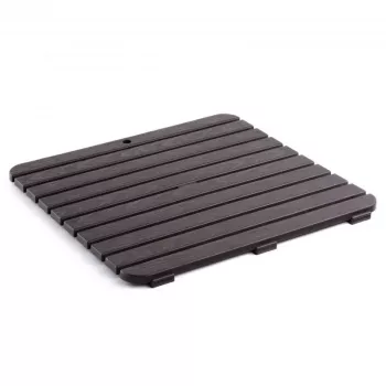 TATAY Shower Tray 55x55cm Brown Slate Effect Square