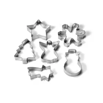GUARDINI Gingerbread Mould Set of 6 in Blister 28 x 19 x 2 cm