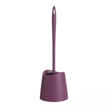 TATAY WC-Standard Toilet Brush & Holder, Aubergine