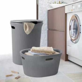 TATAY Laundry Box Baobab 40L Grey