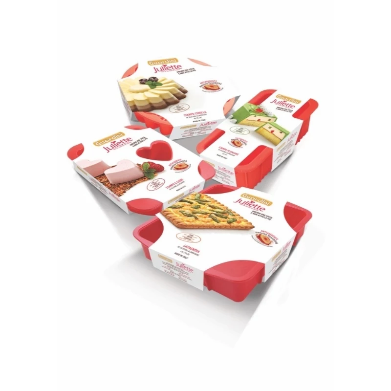 GUARDINI Savarine Cake Tin Silicone Juliette Ø24x5.5cm Red
