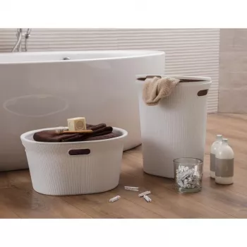 TATAY Laundry Box Baobab 40L White